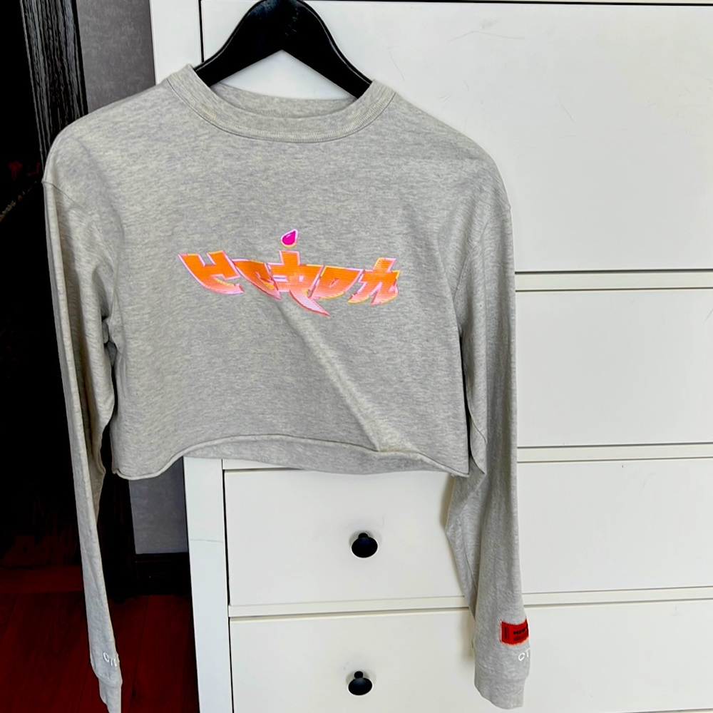 Brand new with tags Heron Preston cropped sweatshirt